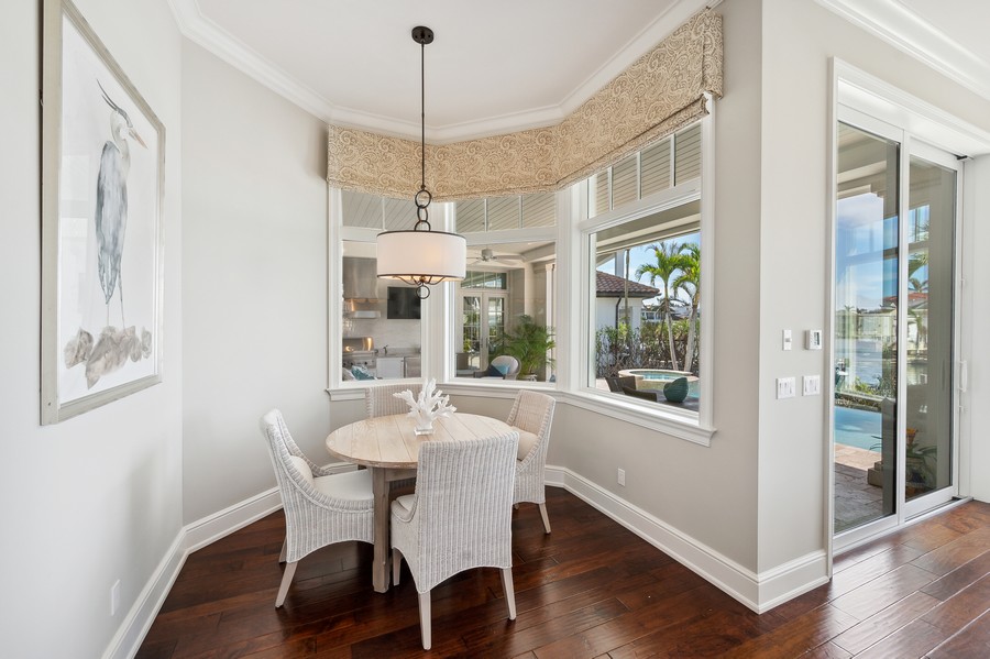 Real Estate Photography - 3219 Crayton Road, Naples, FL, 34103 - Dining Area