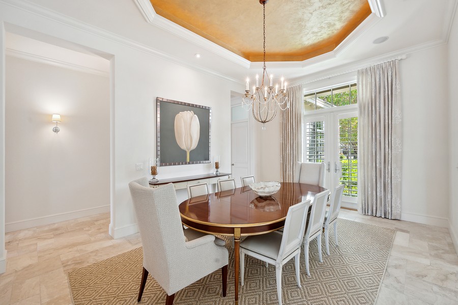 Real Estate Photography - 3219 Crayton Road, Naples, FL, 34103 - Dining Room