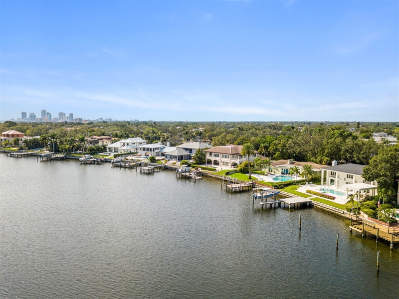 Real Estate Photography - 1333 Snell Harbor Drive NE, St Petersburg, FL, 33704 - Aerial View