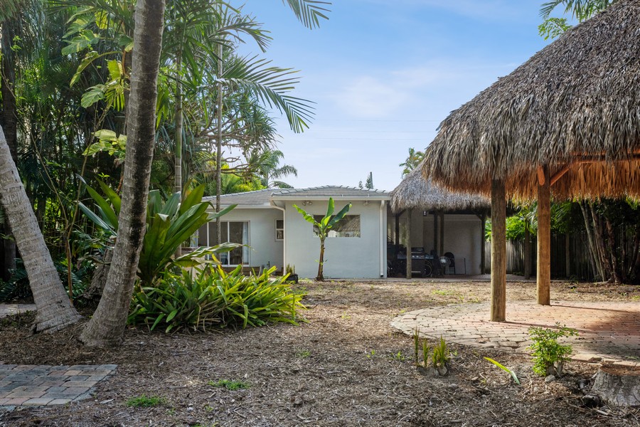 Real Estate Photography - 1307 Daytonia Road, Miami Beach, FL, 33141 - Back Yard