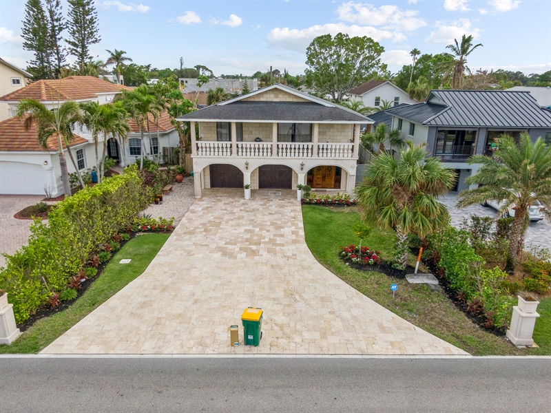 Real Estate Photography - 10242 Vanderbuilt Dr, Naples, FL, 34108 - Aerial View