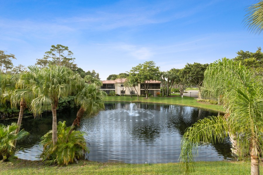 Real Estate Photography - 21691 Tall Palm Circle D-3, Boca Raton, FL, 33433 - Lake View