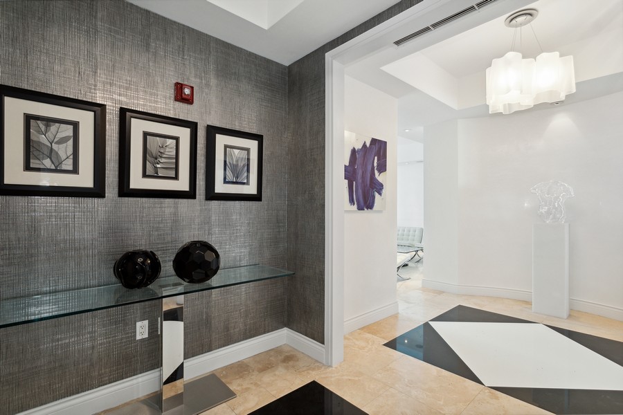 Real Estate Photography - 5959 Collins Ave #604, Miami Beach, FL, 33140 - Foyer
