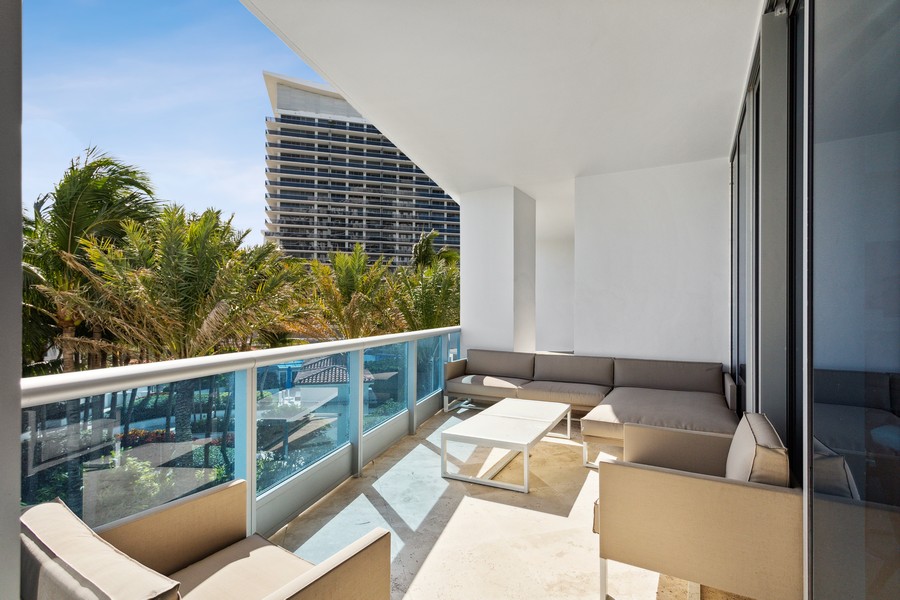 Real Estate Photography - 5959 Collins Ave #604, Miami Beach, FL, 33140 - Balcony