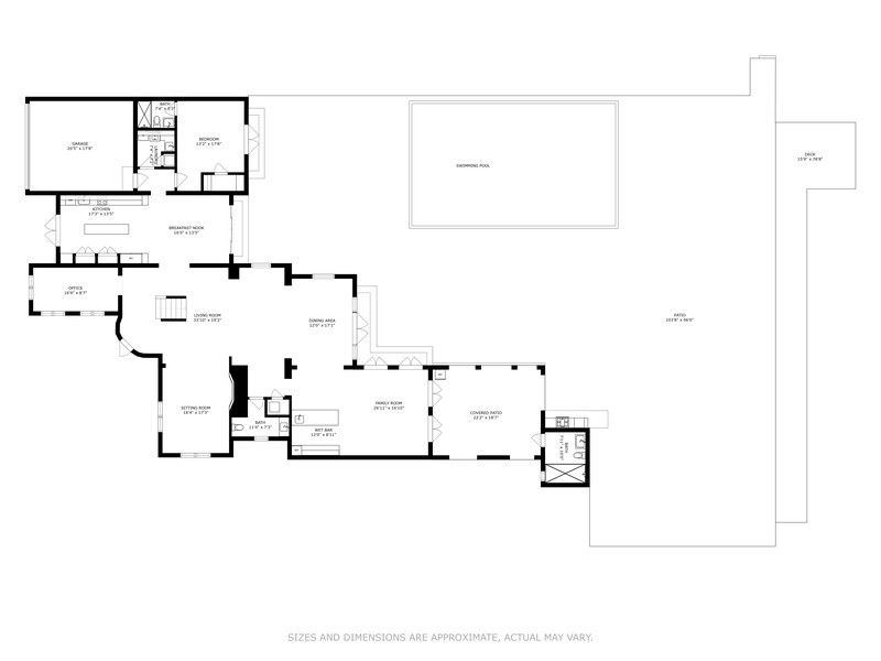 Real Estate Photography - 1221 w 48th st, miami beach, FL, 33140 - Floor Plan