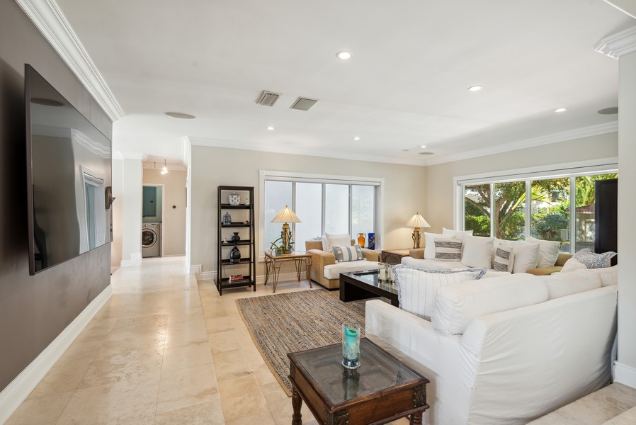 Real Estate Photography - 1540 Tagus Ave, Coral Gables, FL, 33156 - Living Room