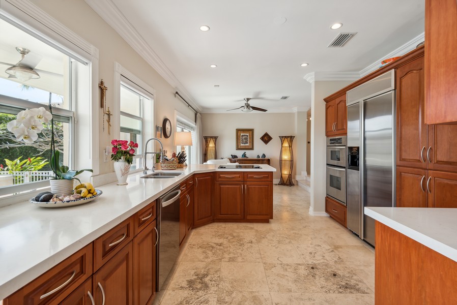 Real Estate Photography - 1540 Tagus Ave, Coral Gables, FL, 33156 - Kitchen