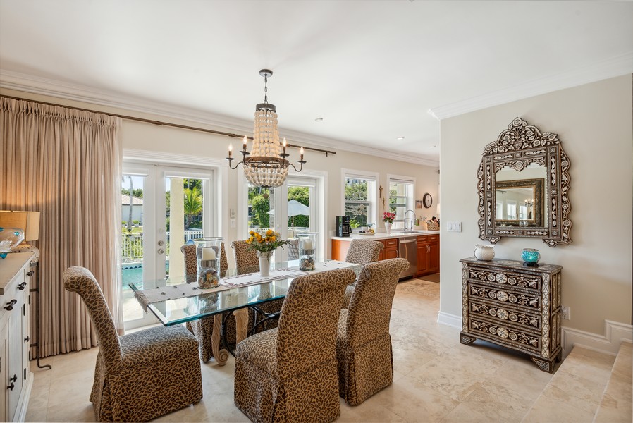 Real Estate Photography - 1540 Tagus Ave, Coral Gables, FL, 33156 - Dining Room