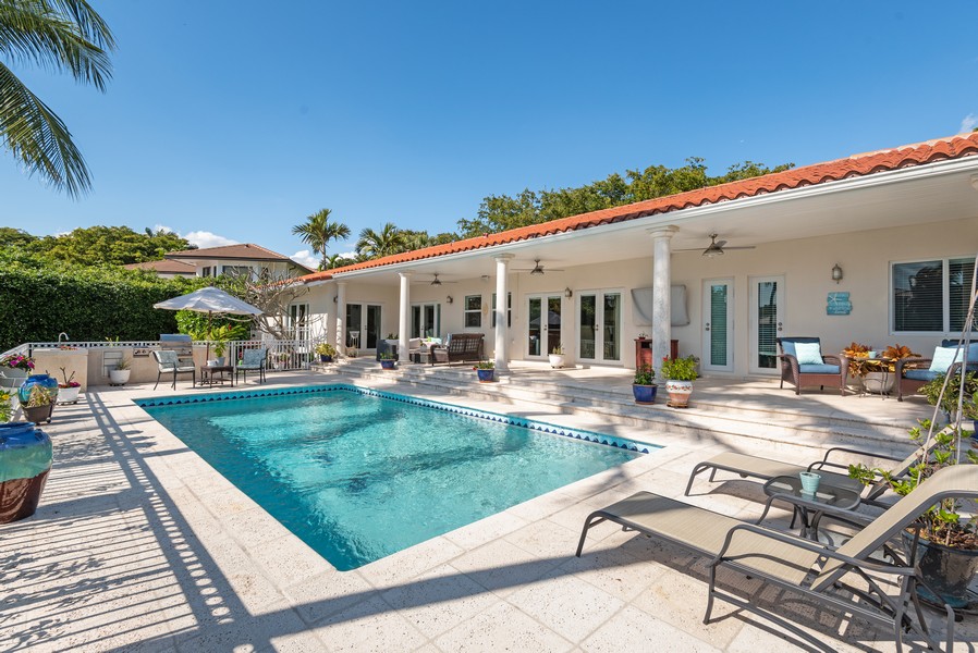 Real Estate Photography - 1540 Tagus Ave, Coral Gables, FL, 33156 - Rear View