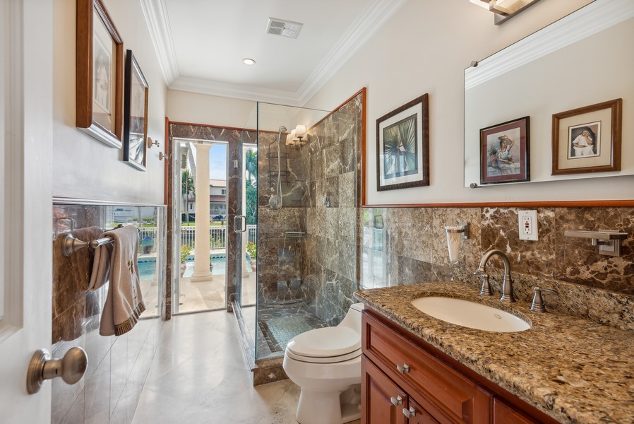 Real Estate Photography - 1540 Tagus Ave, Coral Gables, FL, 33156 - Bathroom