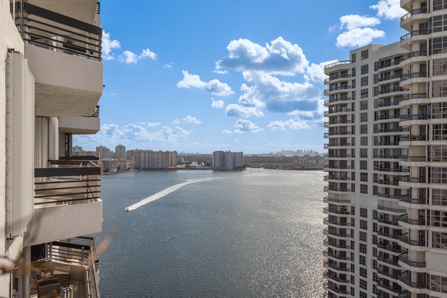 Real Estate Photography - 19195 Mystic Pointe Drive #2403, Aventura, FL, 33180 - View