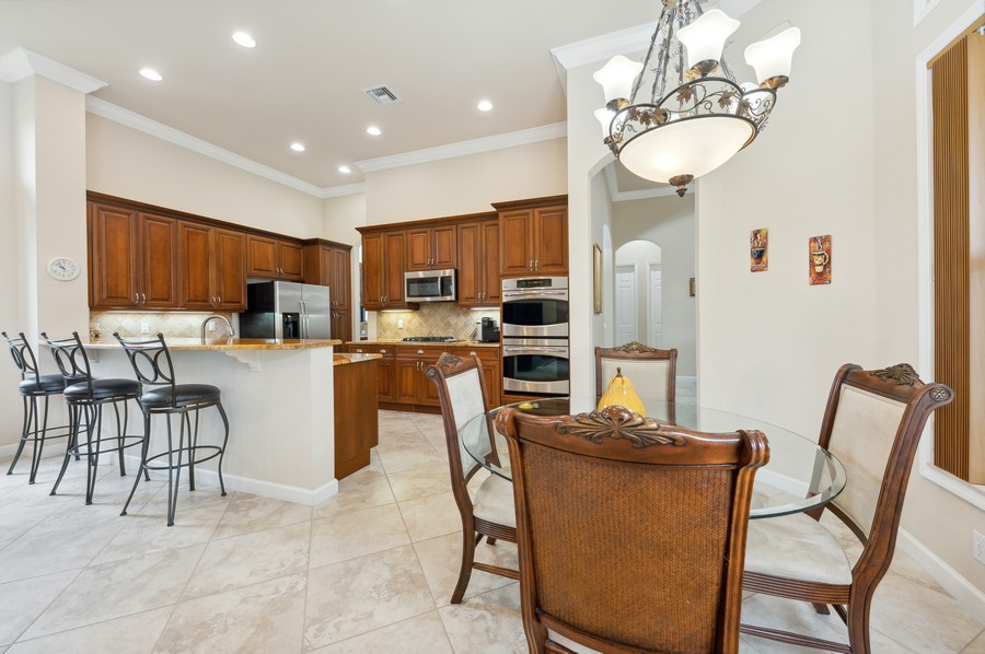 Real Estate Photography - 15660 Glencrest Avenue, Delray Beach, FL, 33446 - Kitchen / Breakfast Room