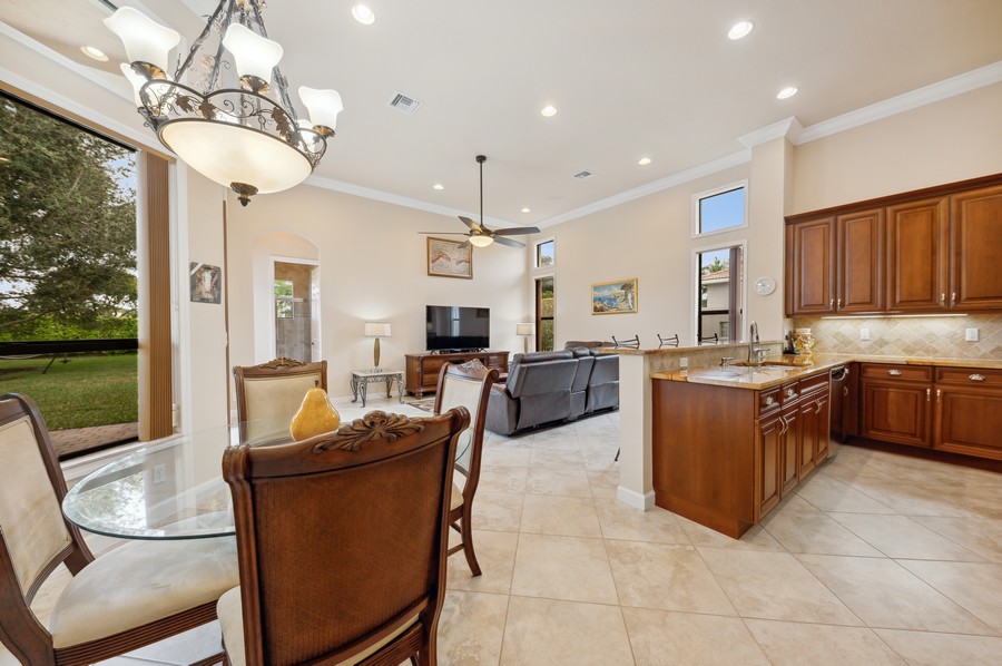 Real Estate Photography - 15660 Glencrest Avenue, Delray Beach, FL, 33446 - Kitchen / Breakfast Room