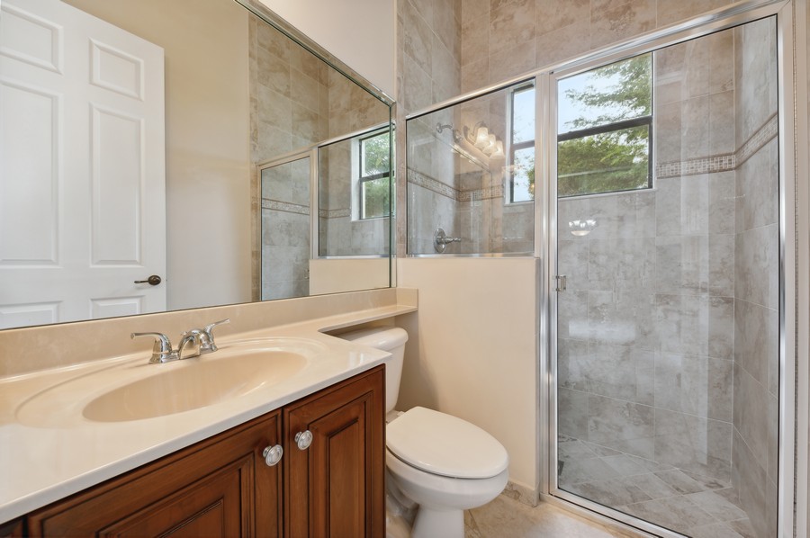 Real Estate Photography - 15660 Glencrest Avenue, Delray Beach, FL, 33446 - 2nd Bathroom