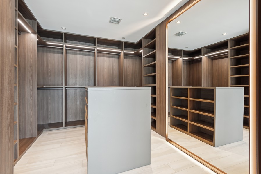 Real Estate Photography - 1510 Bay Dr, Miami Beach, FL, 33141 - Primary Bedroom Closet