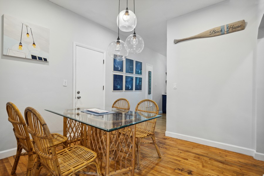 Real Estate Photography - 1535 Meridian Ave, Apt 12, Miami Beach, FL, 33139 - Dining Room