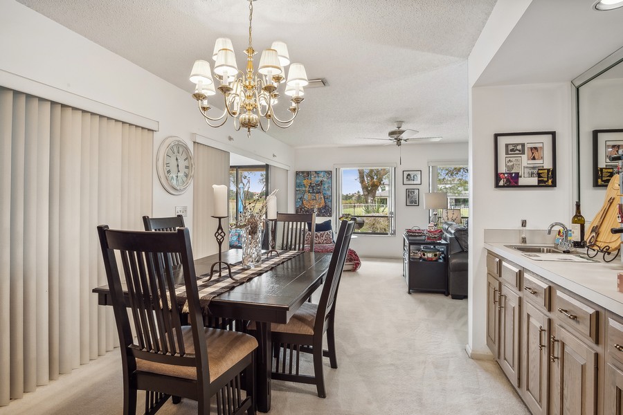 Real Estate Photography - 3009 Embassy Drive, West Palm Beach, FL, 33401 - Dining Room