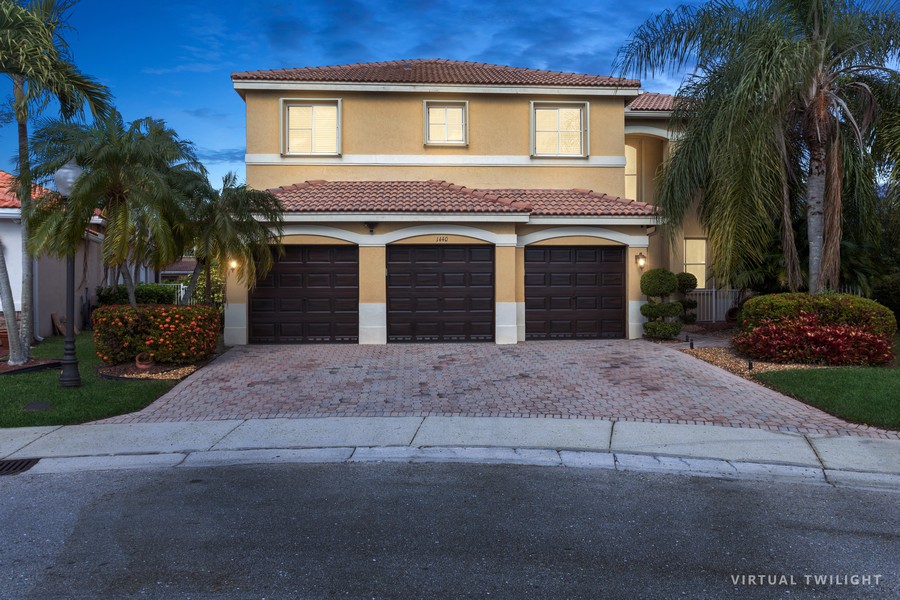 Real Estate Photography - 1440 Thrush Ct., Weston, FL, 33327 - Front View