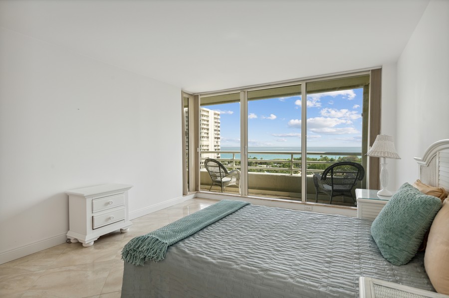 Real Estate Photography - 4201 N. Ocean Blvd. Apt. C-908, Boca Raton, FL, 33431 - Main Bedroom Suite