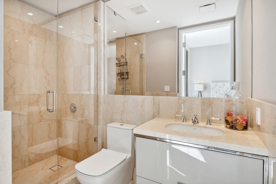Real Estate Photography - 15701 Collins Ave, Unit 2902, Sunny Isles Beach, FL, 33301 - 2nd Bathroom