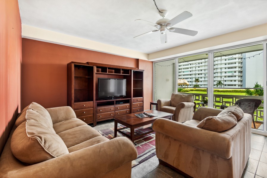 Real Estate Photography - 1900 S. Ocean Dr. #206, Fort Lauderdale, FL, 33316 - Living Room