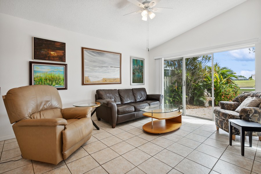 Real Estate Photography - 6288 Barton Creek Circle, Lake Worth, FL, 33463 - Family Room