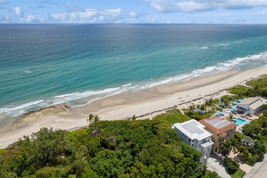 Real Estate Photography - 4713 South Ocean Blvd., Highland Beach, FL, 33487 - Aerial View