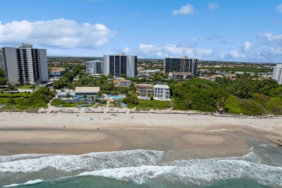 Real Estate Photography - 4713 South Ocean Blvd., Highland Beach, FL, 33487 - Aerial View