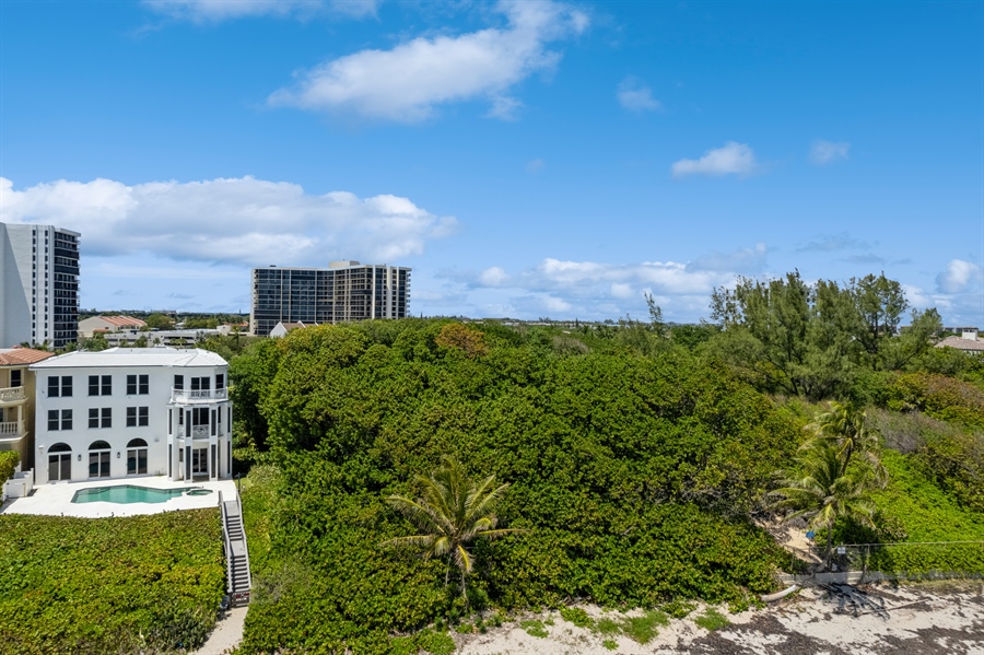 Real Estate Photography - 4713 South Ocean Blvd., Highland Beach, FL, 33487 - Aerial View