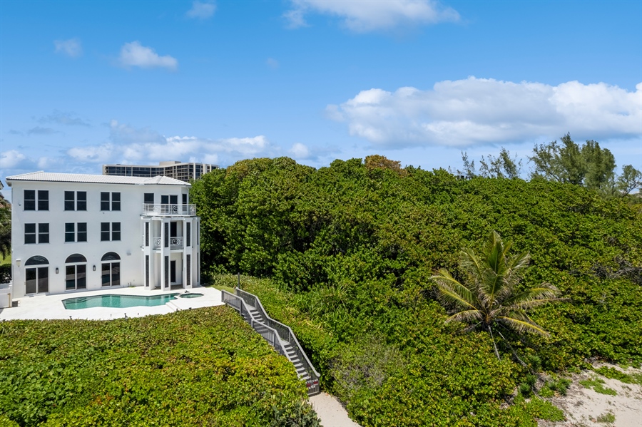 Real Estate Photography - 4713 South Ocean Blvd., Highland Beach, FL, 33487 - Aerial View