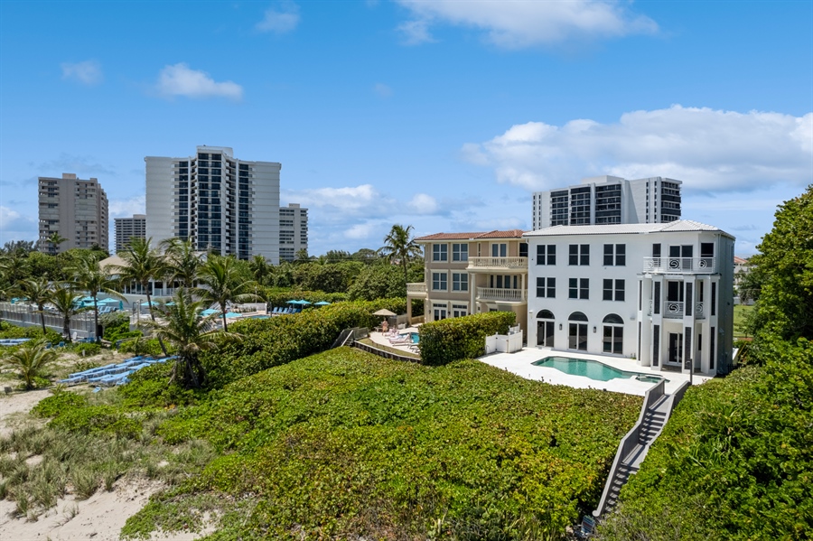 Real Estate Photography - 4713 South Ocean Blvd., Highland Beach, FL, 33487 - Aerial View