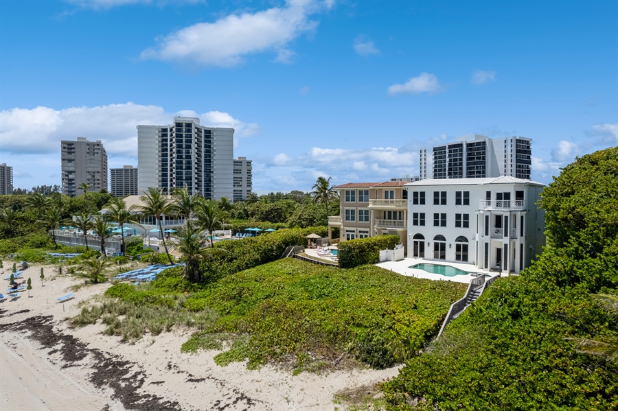 Real Estate Photography - 4713 South Ocean Blvd., Highland Beach, FL, 33487 - Aerial View
