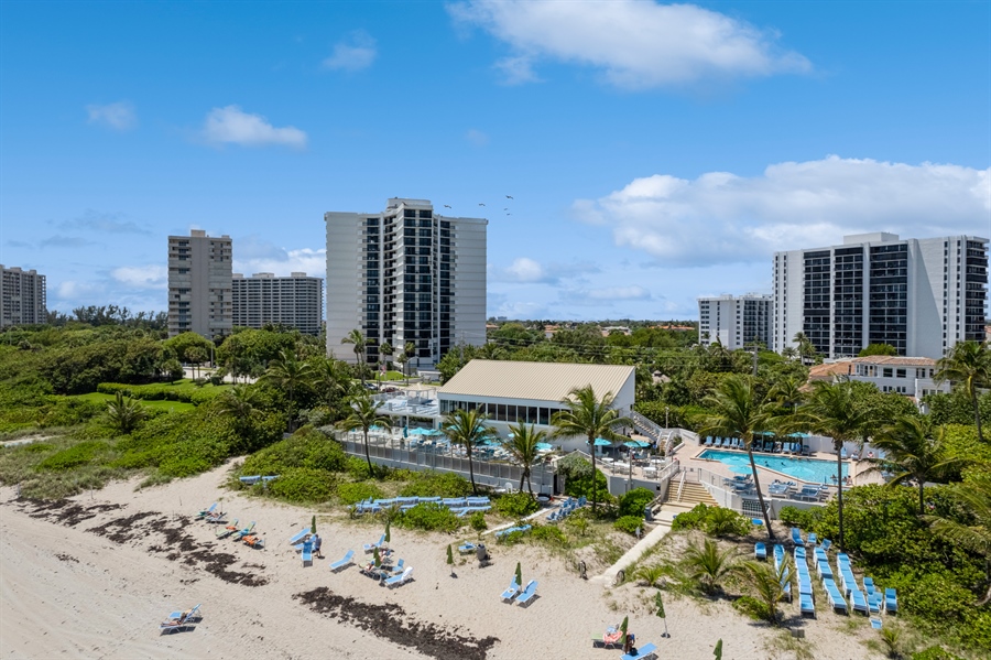 Real Estate Photography - 4713 South Ocean Blvd., Highland Beach, FL, 33487 - Aerial View