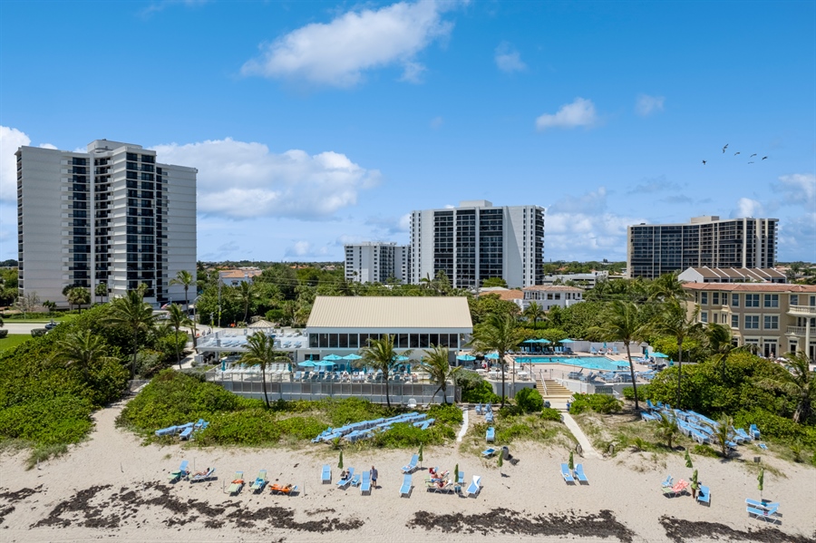 Real Estate Photography - 4713 South Ocean Blvd., Highland Beach, FL, 33487 - Aerial View