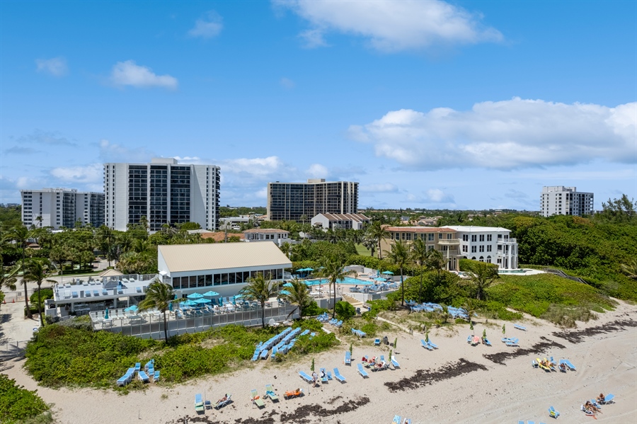 Real Estate Photography - 4713 South Ocean Blvd., Highland Beach, FL, 33487 - Aerial View