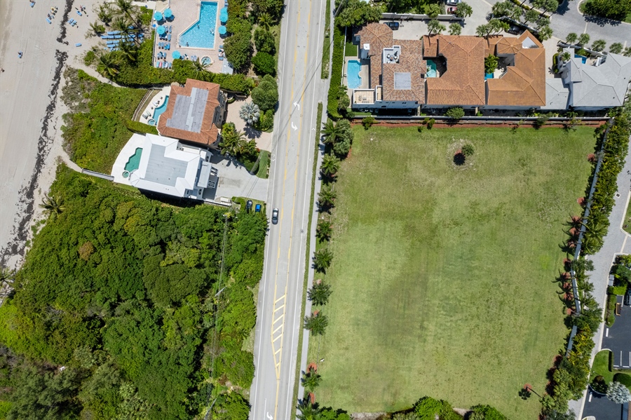 Real Estate Photography - 4713 South Ocean Blvd., Highland Beach, FL, 33487 - Aerial View