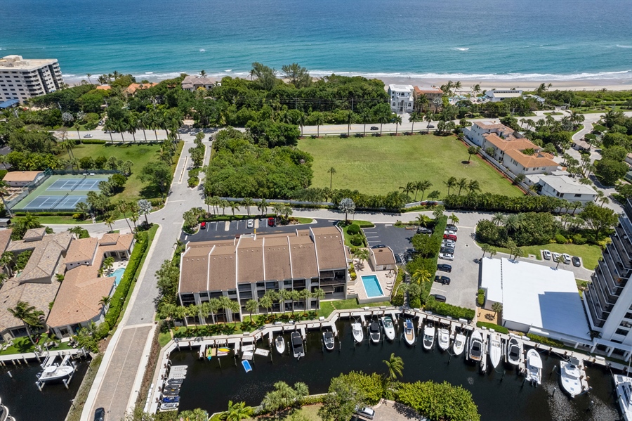 Real Estate Photography - 4713 South Ocean Blvd., Highland Beach, FL, 33487 - Aerial View