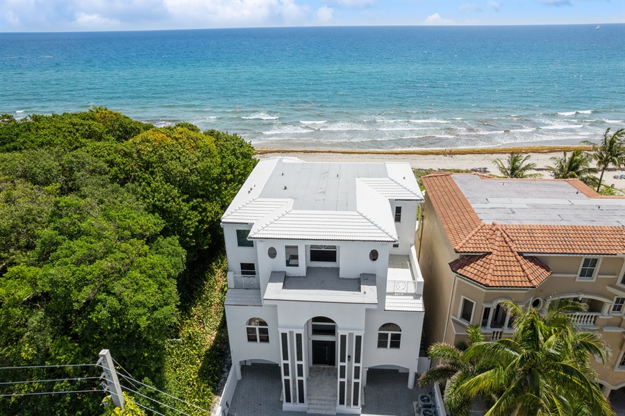 Real Estate Photography - 4713 South Ocean Blvd., Highland Beach, FL, 33487 - Aerial View