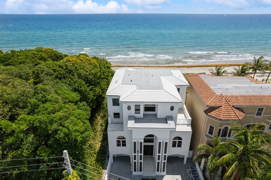 Real Estate Photography - 4713 South Ocean Blvd., Highland Beach, FL, 33487 - Aerial View