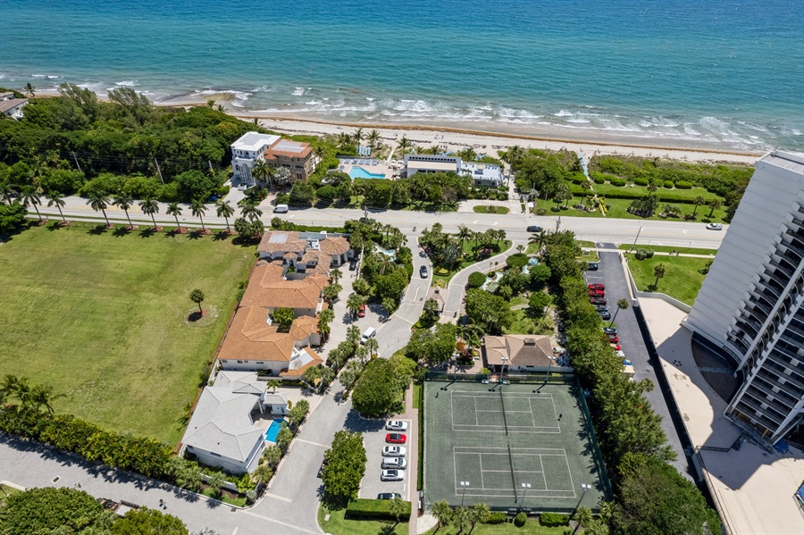 Real Estate Photography - 4713 South Ocean Blvd., Highland Beach, FL, 33487 - Aerial View