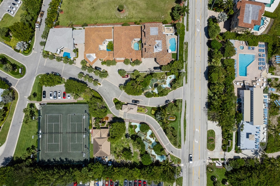 Real Estate Photography - 4713 South Ocean Blvd., Highland Beach, FL, 33487 - Aerial View