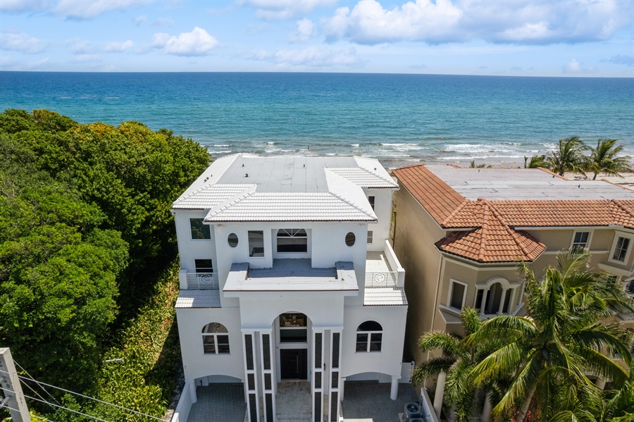 Real Estate Photography - 4713 South Ocean Blvd., Highland Beach, FL, 33487 - Aerial View