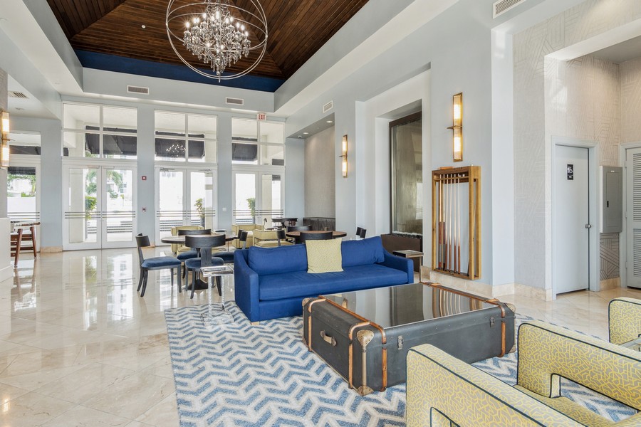 Real Estate Photography - 255 Evernia St, Unit 403, West Palm Beach, FL, 33401 - Clubhouse