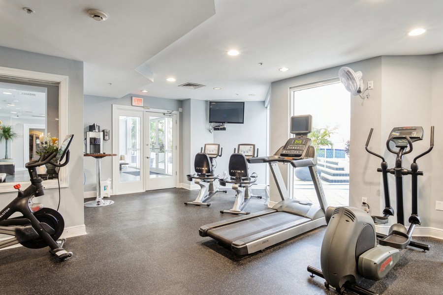 Real Estate Photography - 255 Evernia St, Unit 403, West Palm Beach, FL, 33401 - Gym