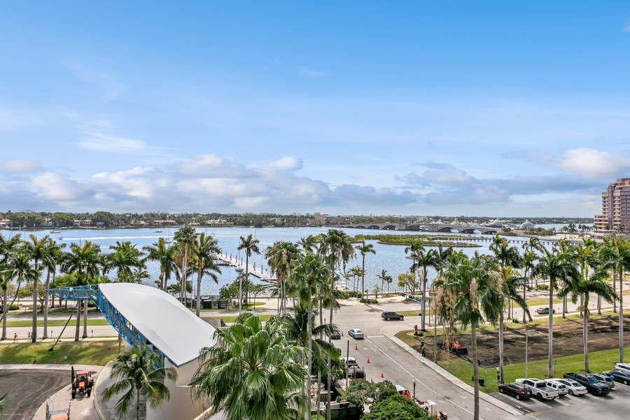 Real Estate Photography - 255 Evernia St, Unit 403, West Palm Beach, FL, 33401 - Terrace View