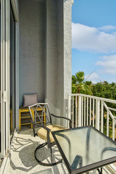 Real Estate Photography - 255 Evernia St, Unit 403, West Palm Beach, FL, 33401 - Balcony