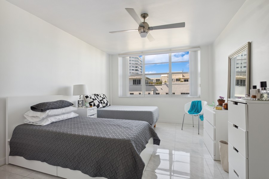 Real Estate Photography - 1776 James Ave., #4D, Miami Beach, FL, 33139 - Bedroom