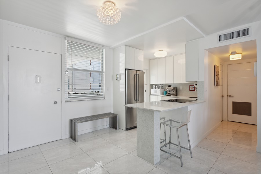 Real Estate Photography - 1776 James Ave., #4D, Miami Beach, FL, 33139 - Kitchen