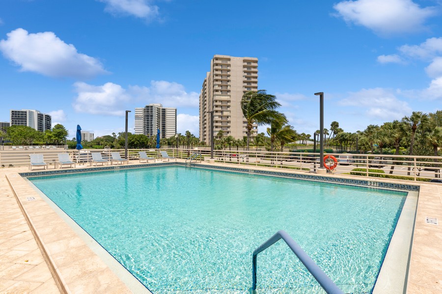 Real Estate Photography - 4101 N Ocean Boulevard D-408, Boca Raton, FL, 33431 - Pool