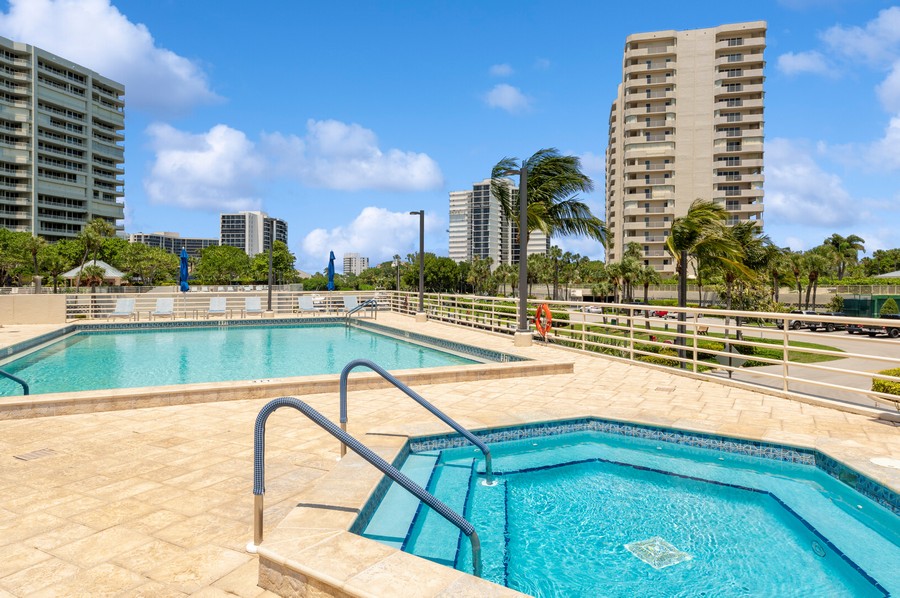 Real Estate Photography - 4101 N Ocean Boulevard D-408, Boca Raton, FL, 33431 - Pool/Spa